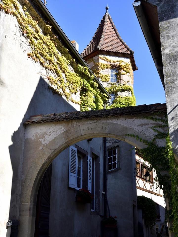 Le Grenier Des Aromes Au Domaine Wittmann Bed and Breakfast Mittelbergheim Buitenkant foto